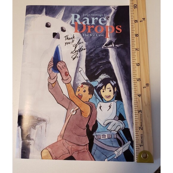 AUTOGRAPHED COMIC RARE DROPS THE ICE CAVE SIGNED Ringo Award Jorge Santiago Jr. - Picture 8 of 8